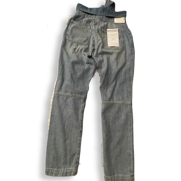 Jonathan Simkhai Standard Henley Tie Waist Straight Jeans NWT - Picture 5 of 5